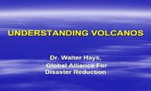 UNDERSTANDING VOLCANOS PowerPoint Presentation