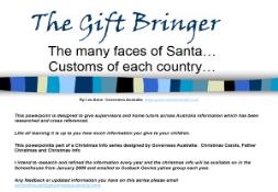 Christmas (Governess Australia) PowerPoint Presentation