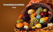 THANKSGIVING DAY PowerPoint Presentation
