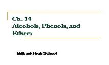 Alcohols Phenols and Ether PowerPoint Presentation