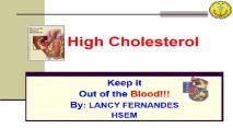 High Cholesterol PowerPoint Presentation