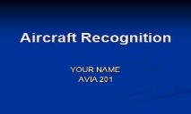 Aircraft Recognition Training PowerPoint Presentation