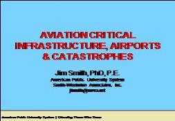 AIRPORT ROLES IN REGIONAL PREPAREDNESS AND RECOVERY FOR PowerPoint Presentation