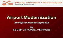 Airport Modernization PowerPoint Presentation