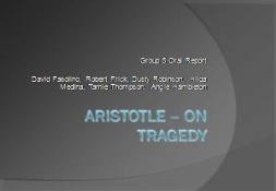 An Aristotle PowerPoint Presentation