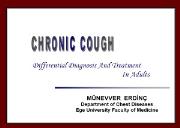 Idiopathic Cough Powerpoint Presentation