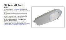 Leiqiong LED Street Light Cob Series Product PowerPoint Presentation