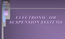 ELECTRONIC AIR SUSPENSION SYSTEM PowerPoint Presentation