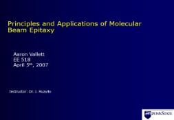 P-type Doping of Silicon Nanowires Penn State PowerPoint Presentation