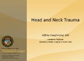 Head and Neck Trauma Powerpoint Presentation