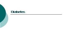 Diabetes PowerPoint Presentation
