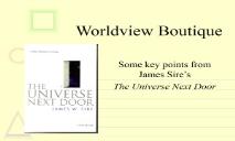 Worldview Boutique Southern Nazarene University PowerPoint Presentation