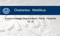 Diabetes mellitus PowerPoint Presentation