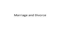 Marriage and Divorce Welcome to the University of Warwick PowerPoint Presentation