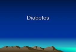 Diabetes-Gemini PowerPoint Presentation
