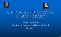 Charles Darwin A Man Apart Home PowerPoint Presentation