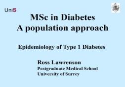 Epidemiology of Type 1 Diabetes PowerPoint Presentation