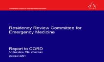 CITATION DATA BASE Council of Emergency Medicine Residency PowerPoint Presentation