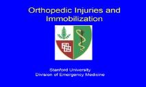 Emergency Department Splinting Techniques Emergency Medicine PowerPoint Presentation