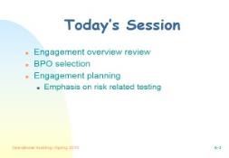 BPO Selection Audit Preparation Lucas College PowerPoint Presentation