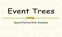 Event Trees Missouri University of Science and Technology PowerPoint Presentation