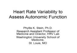 Methods Heart Rate Variability Heart Rate Turbulence Baroreflex PowerPoint Presentation