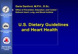 Dietary Guidelines and Heart Health PowerPoint Presentation