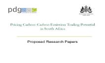 Pricing Carbon Carbon Emission Trading Potential in South PowerPoint Presentation
