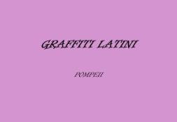 Ancient graffiti PowerPoint Presentation