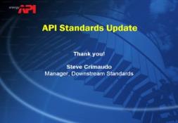 Rewrite of API RP 575 Inspection of Atmospheric and Low PowerPoint Presentation