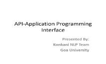 API Application Programming Interface PowerPoint Presentation