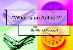 What is an Author PowerPoint Presentation