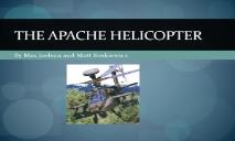 The Apache Helicopter Birmingham Public Schools PowerPoint Presentation