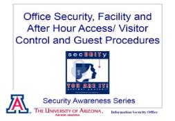 Office Security Facility and After Hour Access Visitor PowerPoint Presentation