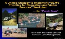 RECREATION AND VISITOR SERVICES BLM PowerPoint Presentation