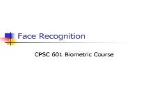 Face Recognition University of Calgary PowerPoint Presentation