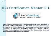ISO Certification Mentor OH Powerpoint Presentation