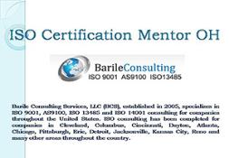 ISO Certification Mentor OH PowerPoint Presentation
