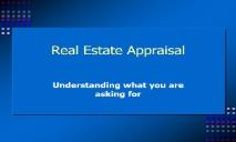 Real Estate Appraisal PowerPoint Presentation