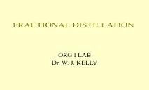 FRACTIONAL DISTILLATION PowerPoint Presentation