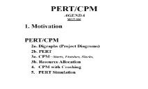 PERT Example AON Network Diagrams General Foundry PowerPoint Presentation