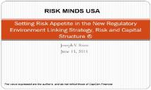 Risk Appetite The Link Between Strategy and Capital Structure PowerPoint Presentation