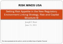 Risk Appetite The Link Between Strategy and Capital Structure PowerPoint Presentation