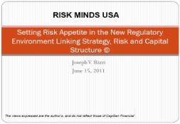 Risk Appetite The Link Between Strategy and Capital Structure PowerPoint Presentation