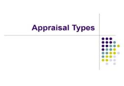 Type of Appraisals PowerPoint Presentation