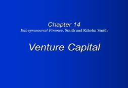 A Venture Capital PowerPoint Presentation