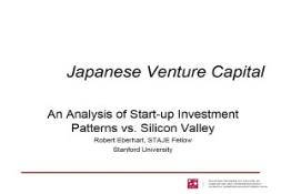 The Future of Japanese Venture Capital PowerPoint Presentation