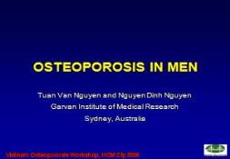 OSTEOPOROSIS IN MEN PowerPoint Presentation