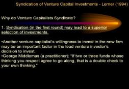 Syndication of Venture Capital Investments PowerPoint Presentation