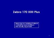 Zebra 170 XiIII Plus Powerpoint Presentation